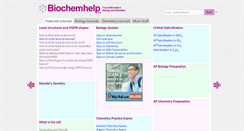 Desktop Screenshot of biochemhelp.com