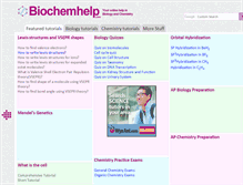 Tablet Screenshot of biochemhelp.com